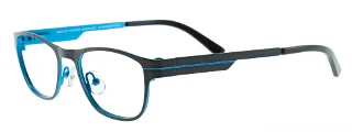090 Matte Black & Blue