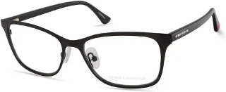 001 Black W/Heart Temple In Black