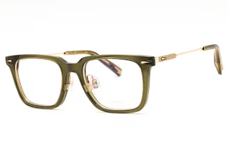 09HF TRANSPARENT OLIVE GREEN/Clear Demo Lens