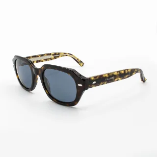 52V Shiny Dark Havana, Blue Crystal Polarized