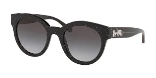 55728G Black With Silver Glitter Faci