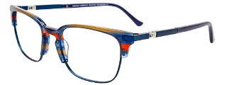 050 Blue & Red & Brown Marbled & Matte Navy