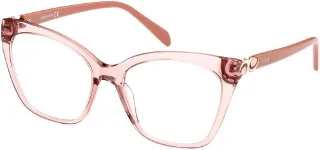 072 Shiny Transparent Pink, Shiny Solid Rose, Red, White And Rose Enamel