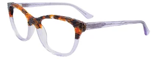 015 Orange & Black Marbled & Crystal Lilac