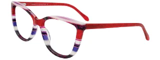 030 Striped Red
