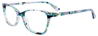 050 Blue & Green & Black Marbled