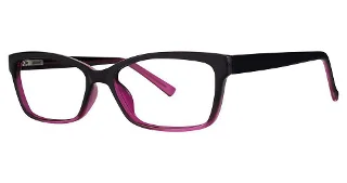 black/plum fade
