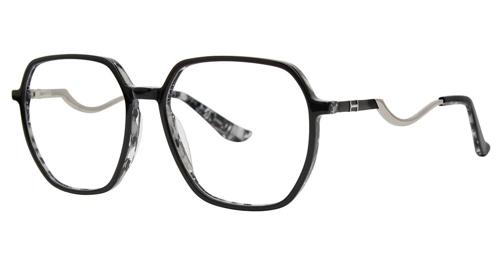 H Halston Eyeglasses 2015 Black 55-16-140