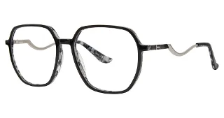 H Halston Eyeglasses 2015 Black 55-16-140