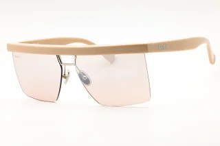 25L Shiny Ivory, Palladium/Light Beige With Silver Flash Lenses