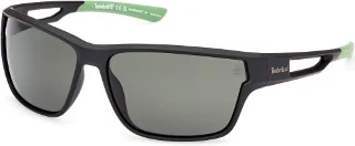 02R Matte Black/Green Polarized