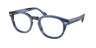 6139 Shiny Striped Blue Havana