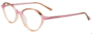 030 Brown & Pink & Peach Crystal
