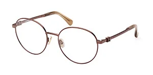034 Shiny Bronze, Maxmaragram "M", Shiny Striped Brown
