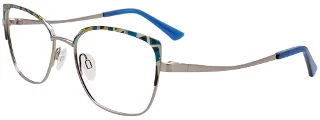 050 Steel & Blue Pattern