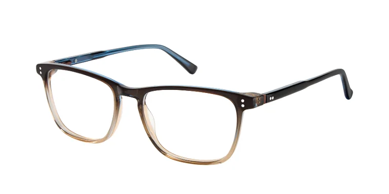 Revolution w/Metal Clip-On Eyeglasses REV COLSEN w/Clip