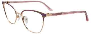 030 Pink & Pink Gold With Pattern