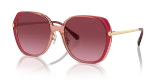 58268H Burgundy/Pink Gradient