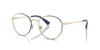 9116 Shiny Pale Gold/Denim