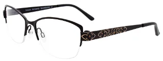 090 Satin Black & Silver