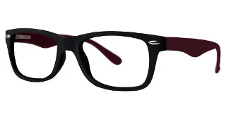 Black/Burgundy