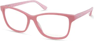 072 Light Pink W/Polka Dots Pattern Temple Inside W/Heart Temple