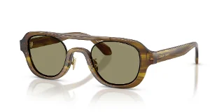 63302A Striped Brown & Light Brown