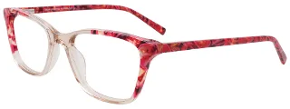 030 Crystal Peach & Red Marble Mix