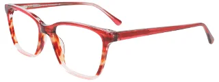 030 Trans Red & Marble Brown & Pink