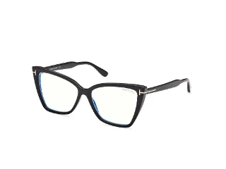 005 Matte Black, "T" Logo/Blue Block Lenses
