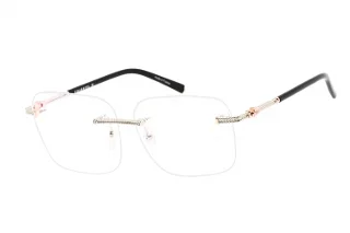 C02 Shiny Silver/Pink Gold / Clear Lens