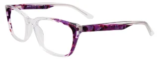 080 Purple Marbled & Crystal