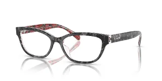 5856 Black Tortoise/Pink Floral