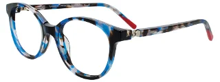 050 Blue Tortoise & Red
