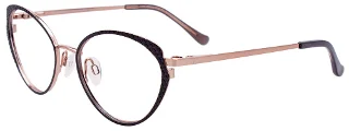 090 Satin Black & Satin Pink Gold