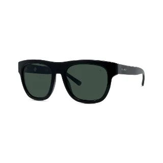 01D Shiny Black With Grey Polar Lenses