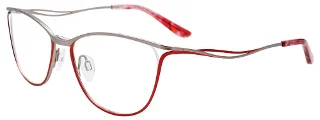 030 Matt Red & Matt Silver