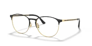 3051 Matt Black On Rubber Gold