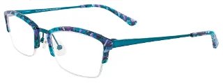 060 Teal & Purple & Black & White