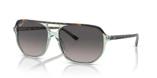 1376M3 Havana On Transparent Green