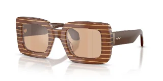 63112S Striped Peach/Gold Block