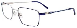 050 Matt Dark Blue & Matt Silver