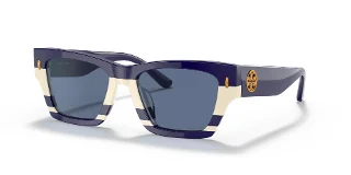 189580 Navy Ivory Vintage Stripes