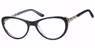 Black/Crystal