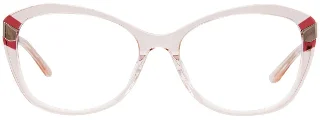 010 Beige Crystal & Red & Gold