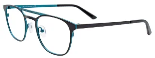 090 Matte Black & Teal
