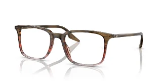 8251 Striped Brown & Red
