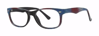 Black/Navy/Red Matte