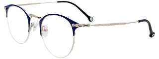 050 Blue & Silver