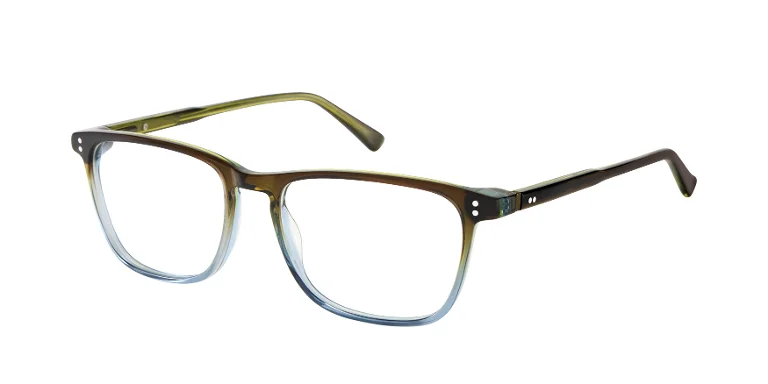 Revolution w/Metal Clip-On Eyeglasses REV COLSEN w/Clip